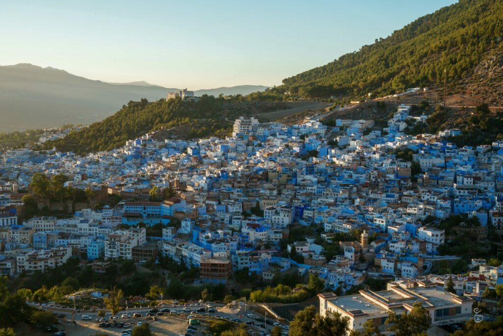 a view of the blue city of jodhpur